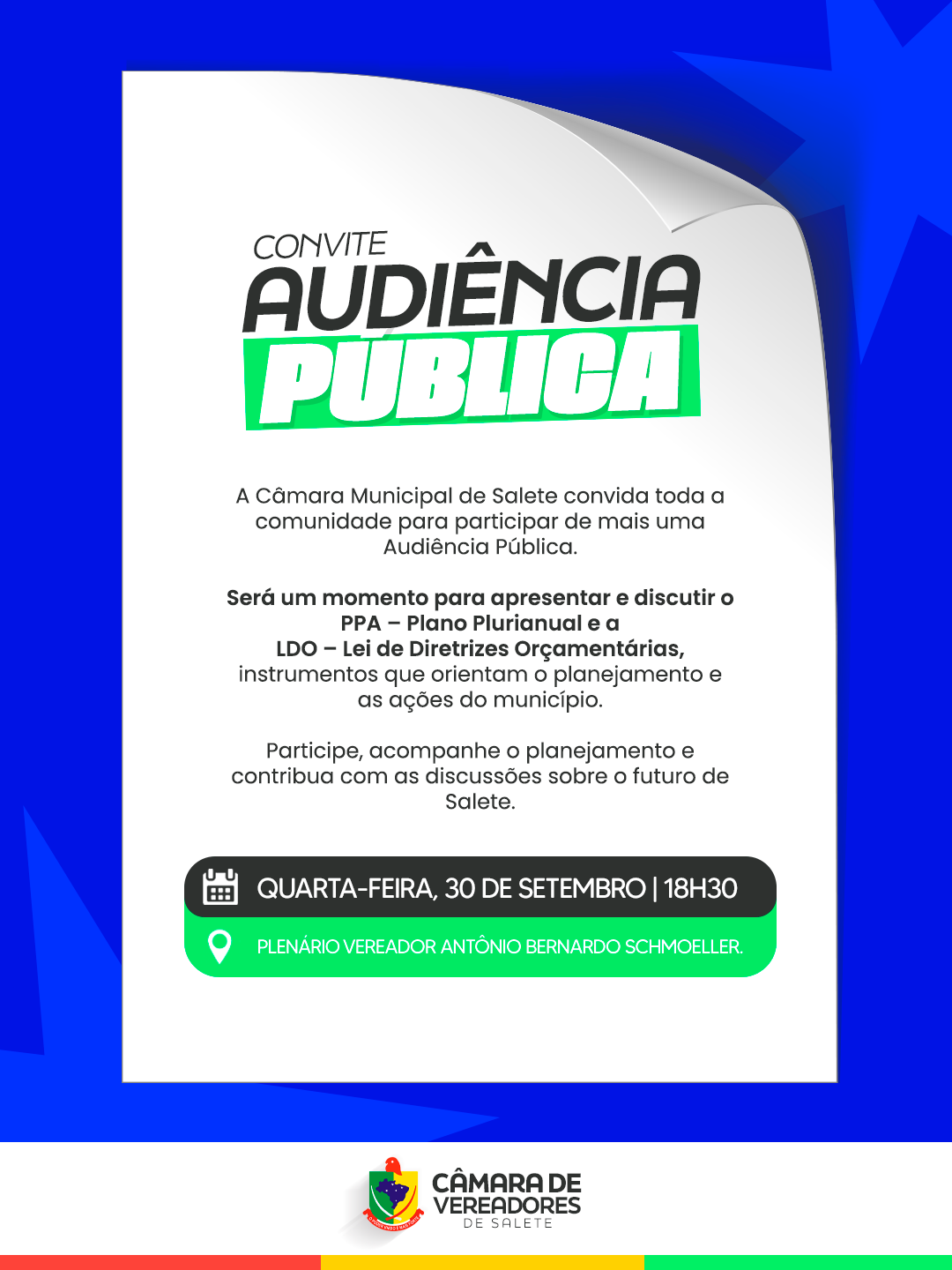 Audiência pública: PPA e LDO